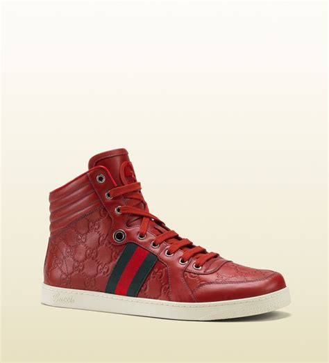 red gucci shoes